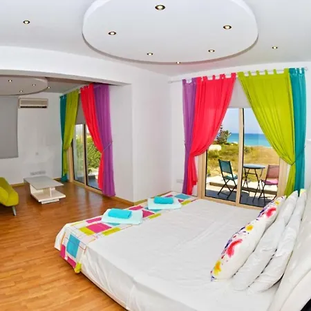 With 3 Bedrooms In With Wonderful Sea View Private Pool Enclosed Garden 3 Km From The Beach Villa Mazotos